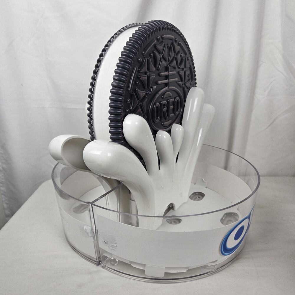 Oreo Cookie Retail Display Shelf Case 2 Sided Nabisco 3D Milk Splash Advertising - Picture 9 of 16